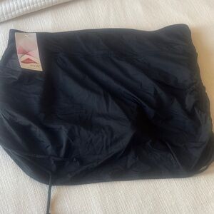 Lands' End Black Lycra Skirt